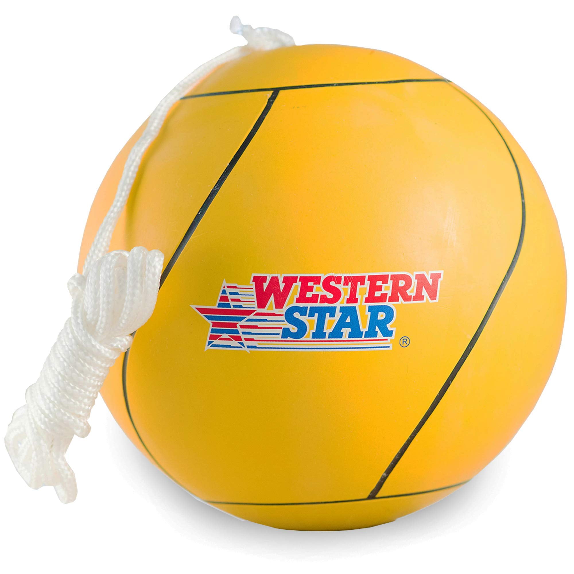 Western Star Tetherball Game Set - Soft-Touch Tether Ball with Durable ...
