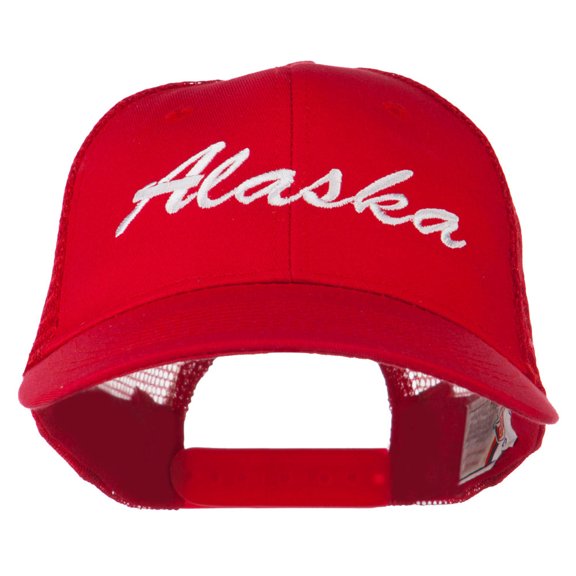Western States Alaska Embroidered Mesh Back Cap - Red OSFM