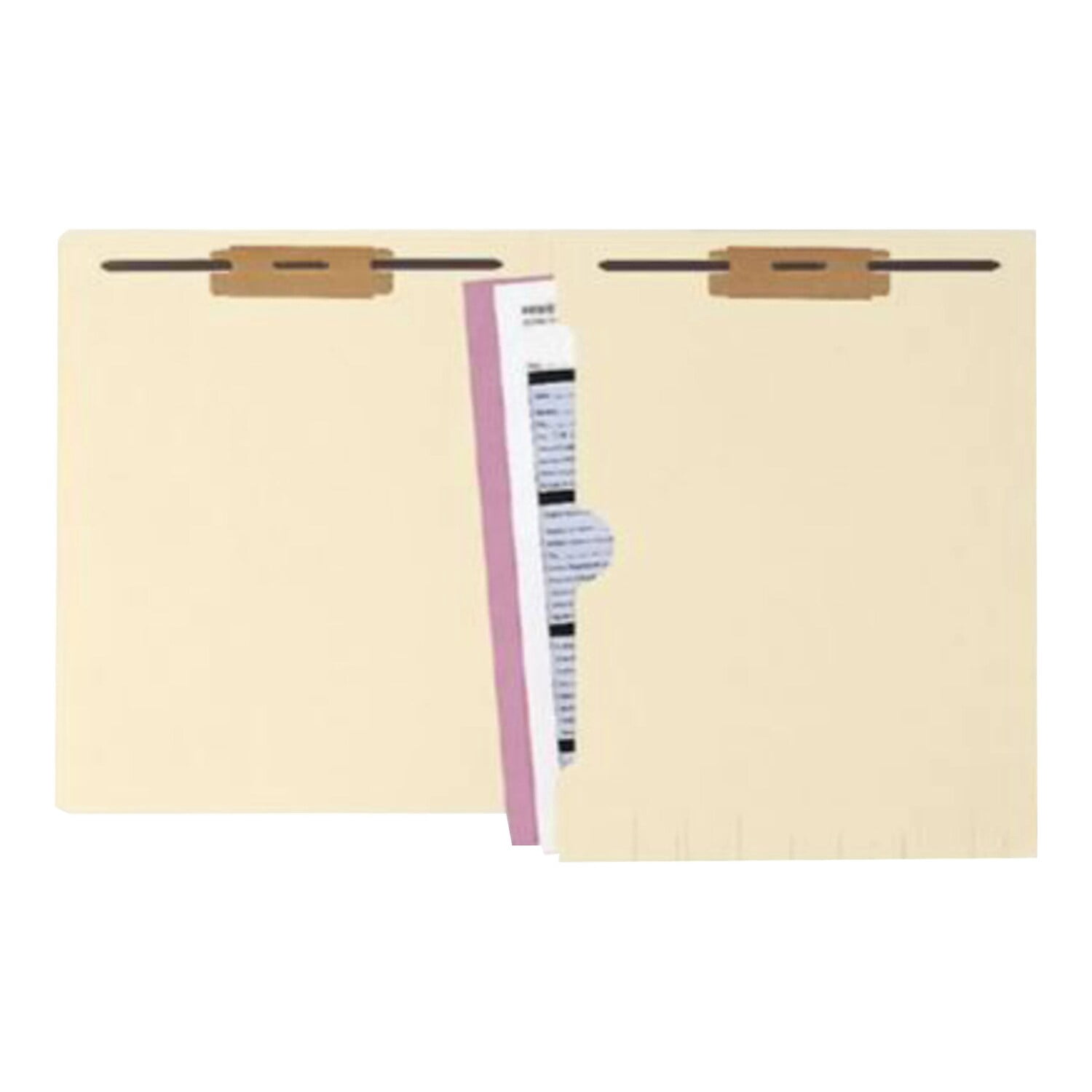 Western States Envelope Co 50661 Paperboard Classification Folder, 0.75" Expansion, 2 Fasteners, Letter Size, Manila Exterior, 50/box
