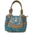 thumbnail image 1 of Western Style Rhinestone Concho Buckle Purse Women Shoulder Bag in 5 colors, 1 of 3