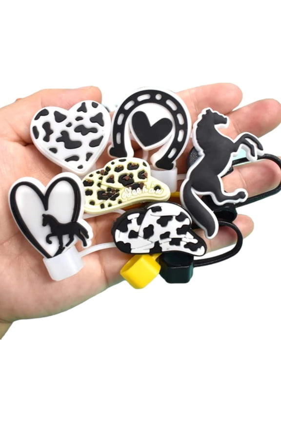 Western Style Straw Topper Charms