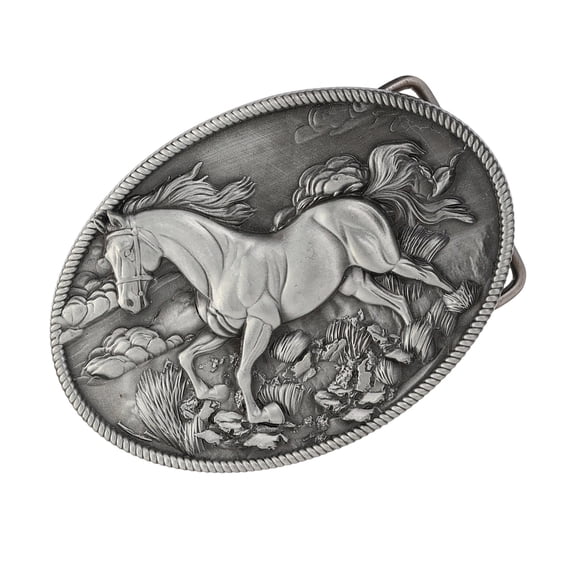 Heavy Fast Food Western Styles Belt Buckle Heavy Duty Metallic Fast Release Plate ...