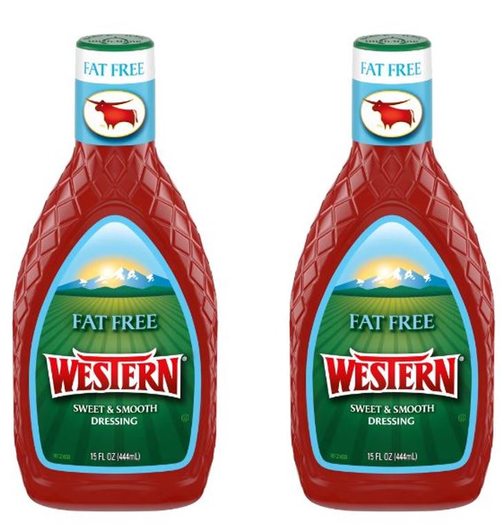 Western Sweet and Smooth, French Fat Free Salad Dressing, 15 fl oz