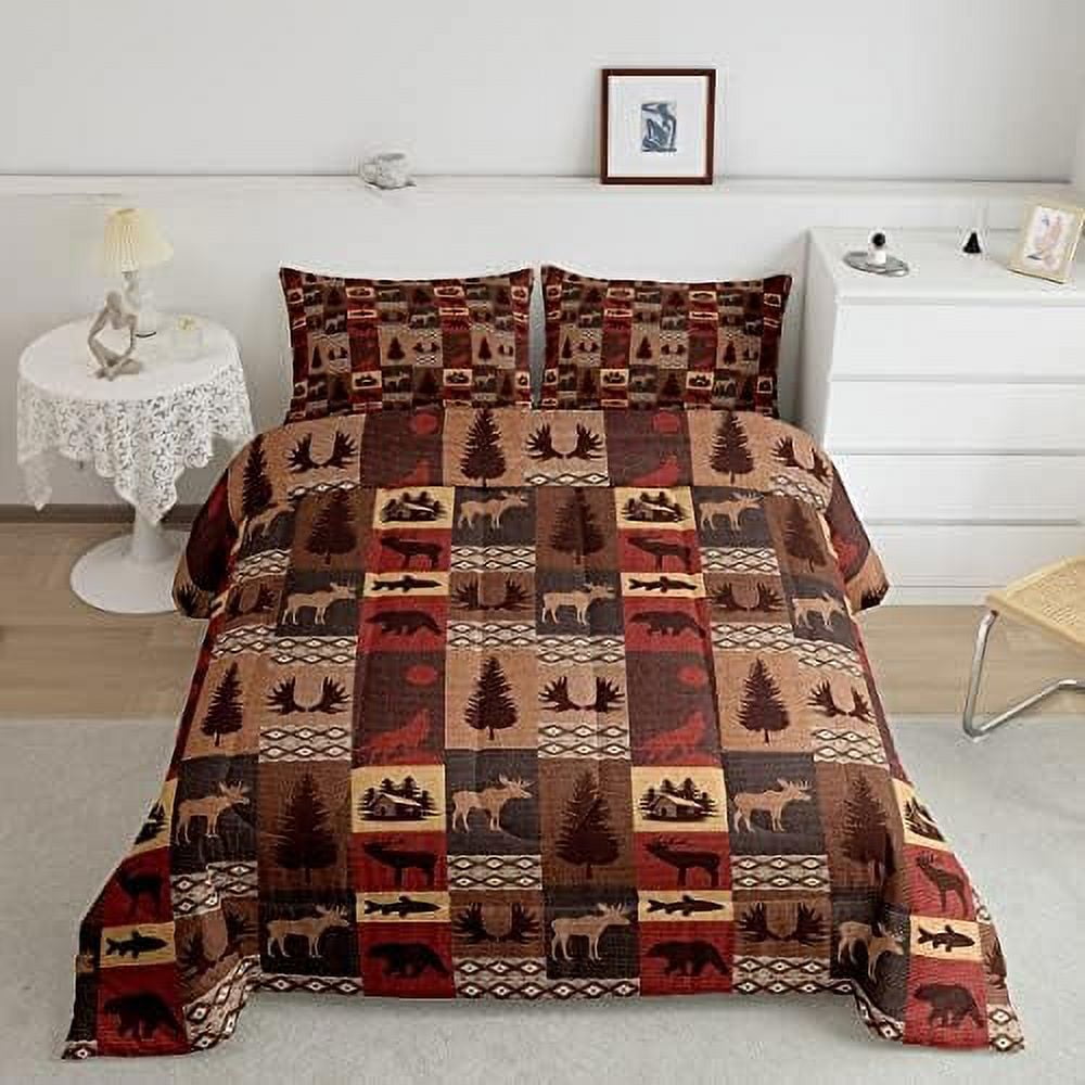 Western Texas Star Comforter Set for Cowboy Cowgirl Southwestern Aztec