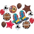 thumbnail image 1 of Western Theme Cowboy Birthday Party Supplies Wild West Balloon Bouquet 14 pc Decorations, 1 of 9