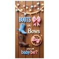 thumbnail image 1 of Western Theme Gender Reveal Banner Boots Bows Decorative Lights for Baby Shower Party Celebration, 1 of 7