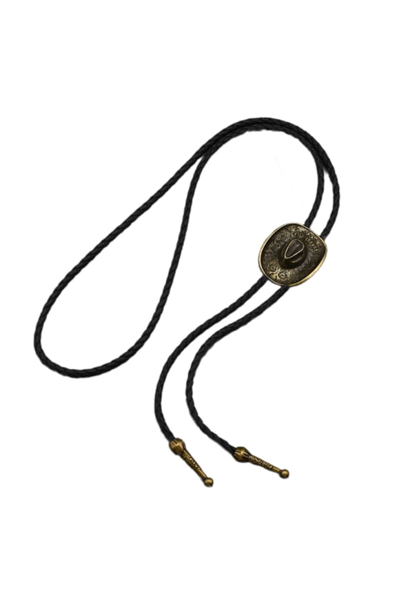 Western Themed Adjustable Bolos Necklace With Wheat Design And Metal Star Necktie For Men Women Daily Wear