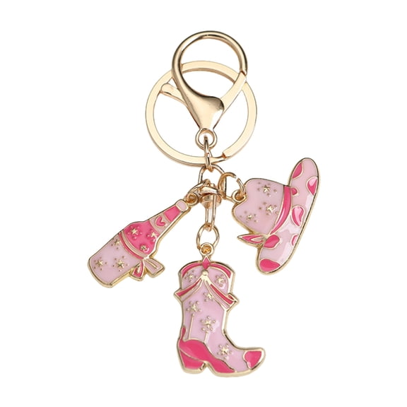 Western Themed Practical Alloy Luggage Charm Decorative Boot Hat Bag Pendant For Adventure Seeker