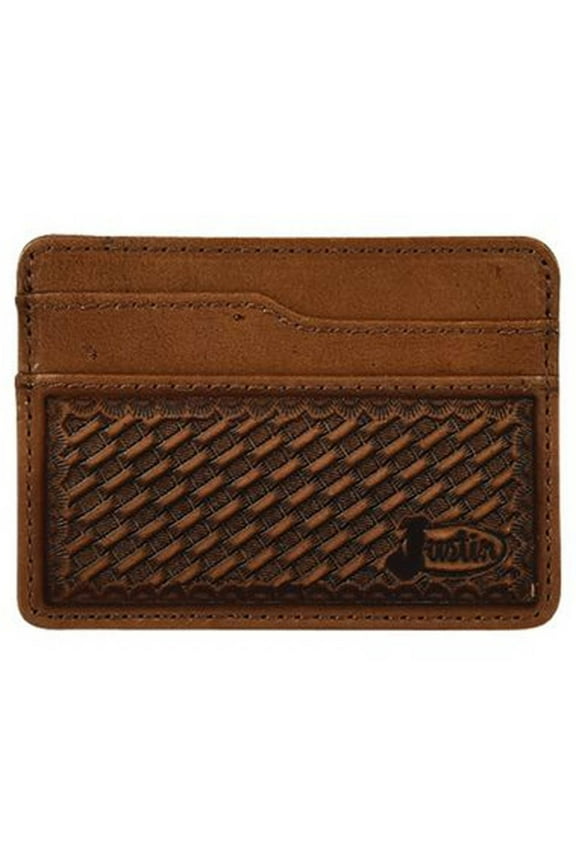 Western Trenditions Llc Mens Card Wallet / Key Fob Gift Set One Size Brown