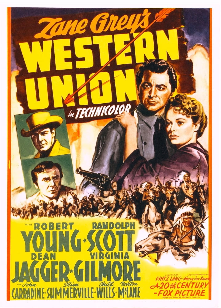 Western Union Canvas Art - (11 x 17)