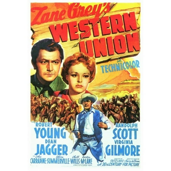 Western Union Movie Poster Print (27 x 40)