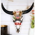 thumbnail image 1 of Western Veteran USA Great Seal Eagle Emblem Patriotic Cow Skull Wall Decor, 1 of 5