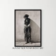 thumbnail image 1 of Western Wall Art Print Black And White Cowboy Poster Rustic Country Home Decor Cowboy Art Print Cowboy Nursery Decor Masculine Wall Art Home Decor #241, Unframed Canvas Size 16x24, 1 of 4