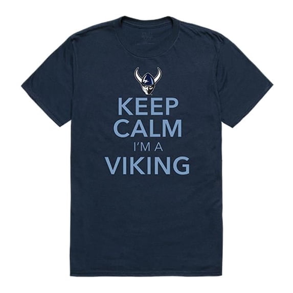 Western Washington University Keep Calm Short Sleeve T-Shirt, Navy - Large
