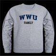 thumbnail image 1 of Western Washington University Vikings Family Crewneck Sweatshirt, Heather Grey - 2XL, 1 of 1
