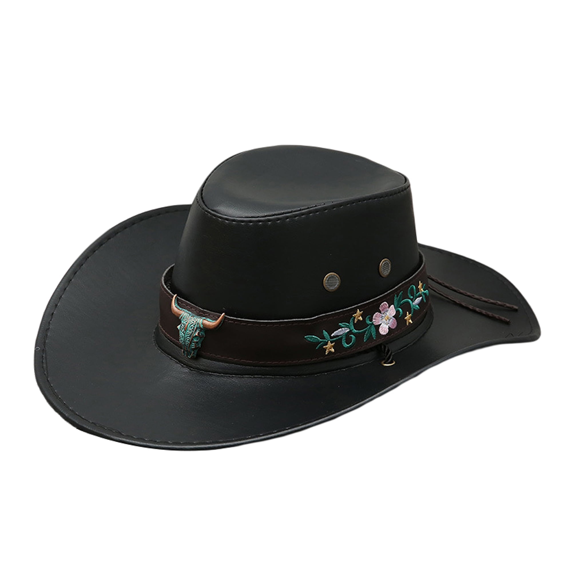 Women’s Western Bullhead Hat Yosang Wide Brim Men and Woman main image 3