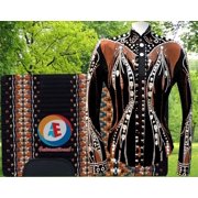 Western Women New Design Showmanship Jacket With Matching Pad, Horse Riding Jacket Custom Rodeo Queen, Western Pleasure Show Shirt