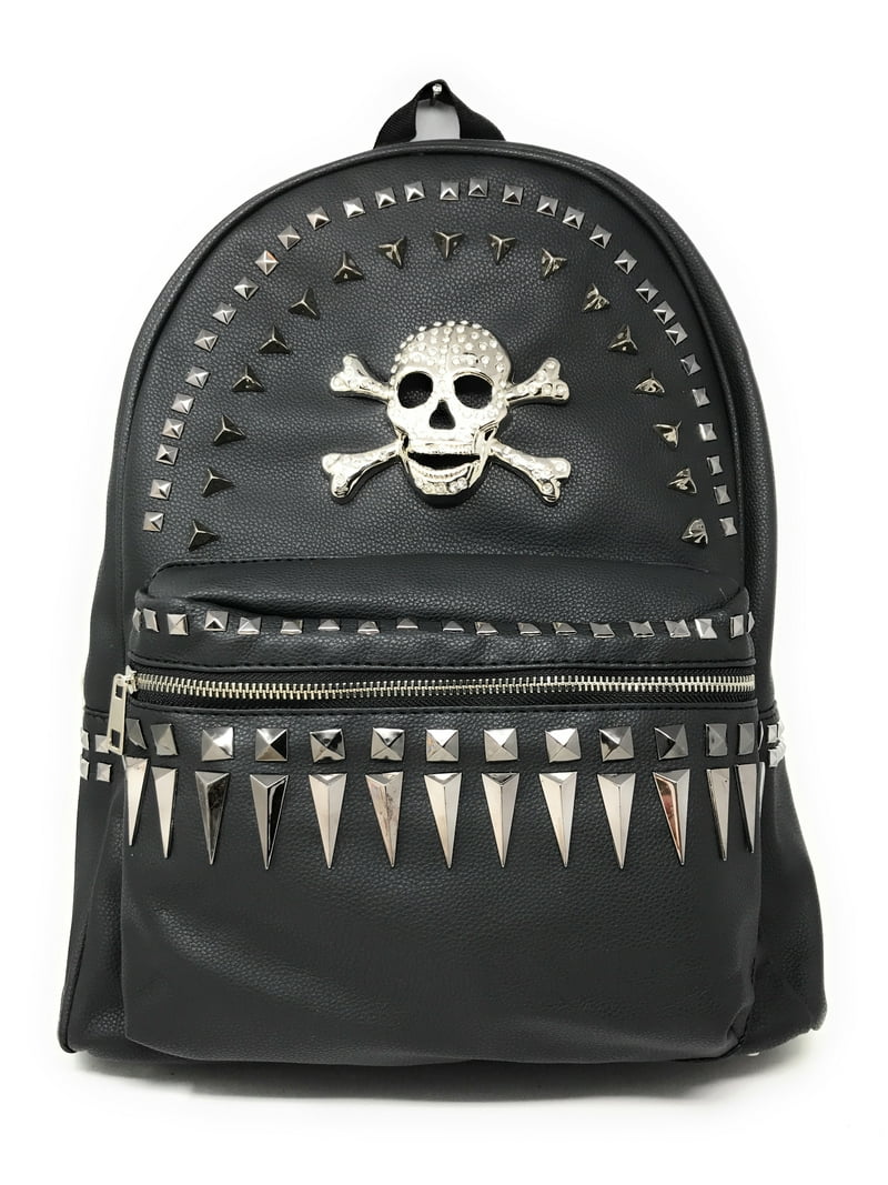 バッグ wrstwrstwrst SkullPilePatchPack Western Women's Fashion Sugar Skull Studded Rivets Top
