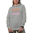 thumbnail image 1 of Western Word Art Merch Gift, Heather Grey Hooded Sweatshirt or Hoodie, Large, 1 of 5