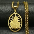 thumbnail image 1 of Western mythological figures 14K Yellow Gold Necklace Jewerly Necklace Icon Medal Jewelry, 1 of 8