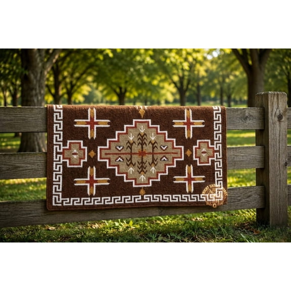 Western saddle show pad