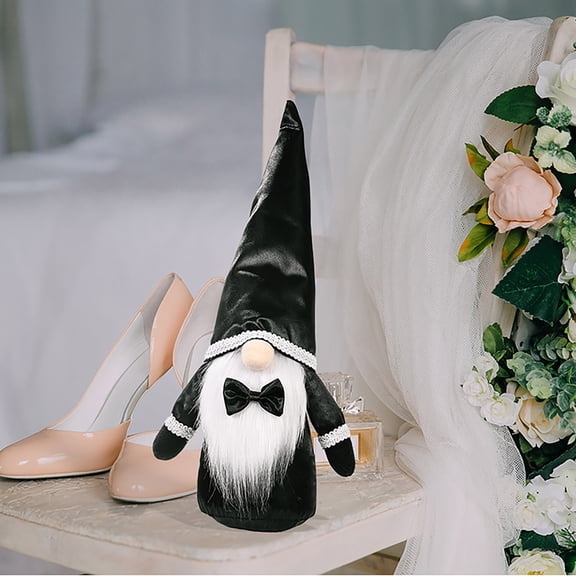 Western-style Wedding Decorations Wedding Dress Faceless Doll Wedding Scene Warm Dress Up Props