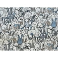 thumbnail image 1 of Rabbit Print Oxford Cotton Fabric – Lightweight Material for Sewing Half Yard, 1 of 1