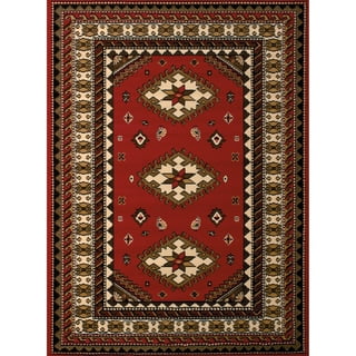 Westfield Home Montclaire Genevieve Red Area Rug - 5'3 x 7'2