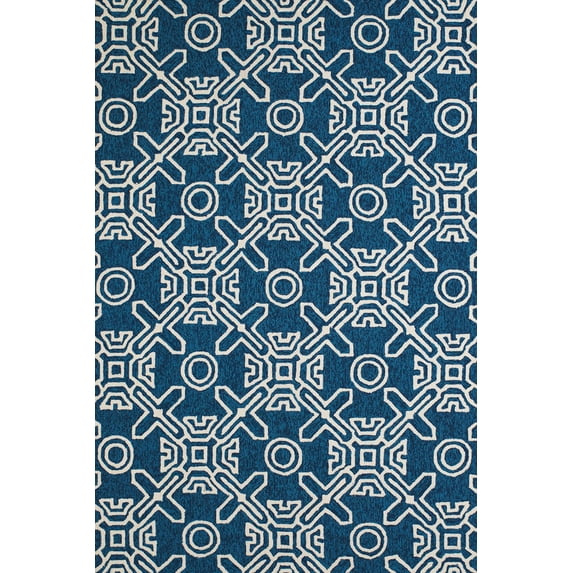 Westfield Home Panama Jack Signature Maui Area Rug Cyan 7'10" x 9'10" 8' x 10' Nautical & Coastal