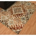 thumbnail image 1 of Westfield Home  Sphinx Zaire Area Rug Orange/Taupe 5'3" x 7'2" 5' x 8' Indoor Living Room,Bedroom,Dining Room Blue,Cream Rectangle,Runner, 1 of 5
