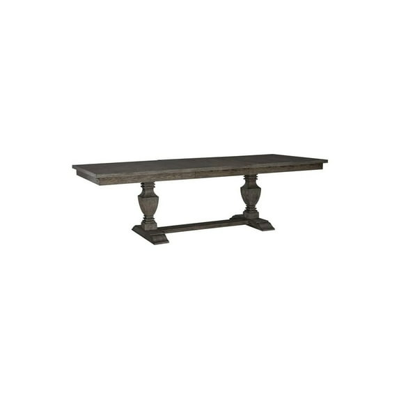 Westfield Trestle Table Set - Havana Brown Finish