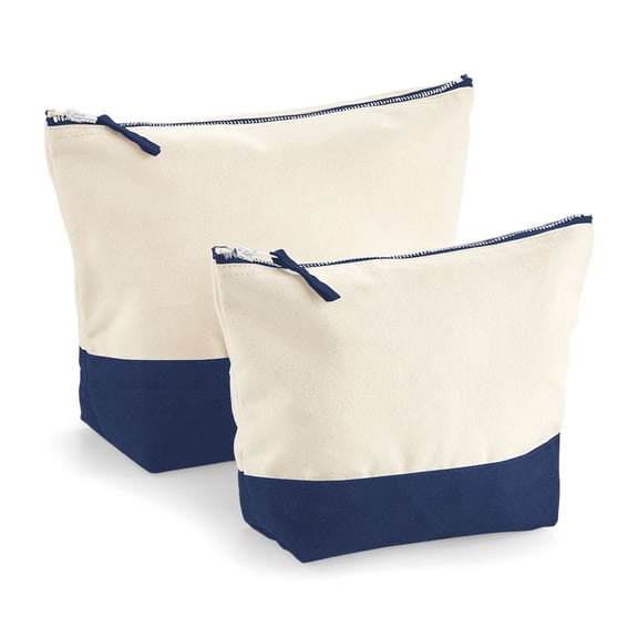 Westford Mill Dipped Base Canvas Accessory Bag (Pack of 2)