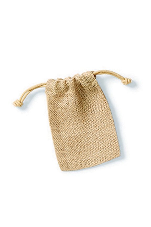 Jute Rope Close Plain Stuff Bag
