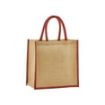 thumbnail image 1 of Westford Mill Mini Starched Jute 1.5gal Shopper Bag, 1 of 2