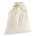 thumbnail image 1 of Westford Mill Natural Cotton Drawstring Bag, 1 of 2