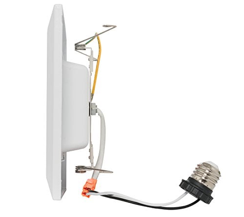 Westgate 15 Watt 6" Inch Recessed Lighting Kit with Baffle Trim - Square Shaped LED Retrofit Downlight - Premium Dimmable Light Fixture -  Ceiling Lights - ETL Listed (3000K Soft White 8 Pack)