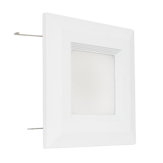 Westgate 4" LED Square Recessed Lighting Light Retrofit Downlight Baffle Trim