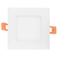 thumbnail image 1 of Westgate 9W 4 Inch Ultra Slim Square Shaped LED Retrofit Downlight, NO HOUSING REQUIRED Dimmable LED Recessed Light Fixture, Damp Location Rated, 5 Year Warranty (1 Pack, 3000K Soft White), 1 of 9