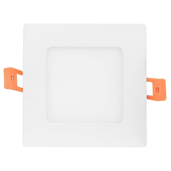Westgate 9W 4 Inch Ultra Slim Square Shaped LED Retrofit Downlight, NO HOUSING REQUIRED Dimmable LED Recessed Light Fixture, Damp Location Rated, 5 Year Warranty (1 Pack, 3000K Soft White)
