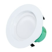 Westgate Lighting 19 Watt 6" Inch Recessed Lighting Kit Dimmable LED Retrofit Downlight With Integrated Smooth Trim 120V - 5 Year Warranty (4100K Cool White, 8 Pack)
