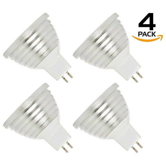 Westgate Lighting Indoor Outdoor LED Light – High Lumen – High Power MR16- Dimmable – 20 Different Colors – Remote Control – ROHS Approved – 82 CRI LED - No UV/IR light - 120V (4 Pack)
