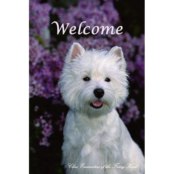 Westie - Best of Breed CEFK Welcome Photo House Flag