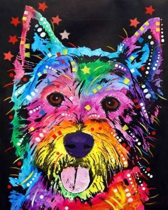 Westie Canvas Art - Dean Russo (22 x 28)