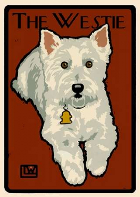 Westie Canvas Art - Laura Wilder (20 x 28)