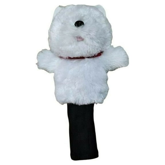 Westie Dog Golf Driver Plush Headcover with sock