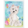thumbnail image 1 of Westie Easter Garden Flag, 1 of 1