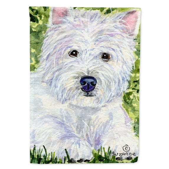 Westie Garden Flag