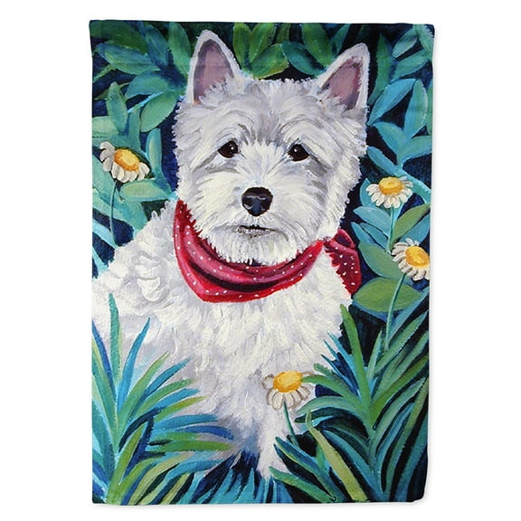 Westie Garden Flag