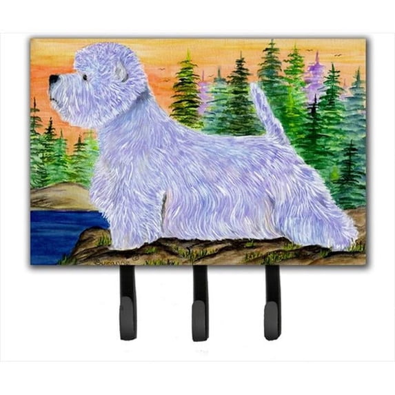 Westie Leash Holder Or Key Hook
