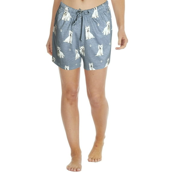 Westie Pajama Shorts Women - Super Soft and Comfortable - Perfect for Westie Gifts - Womens Lounge Shorts